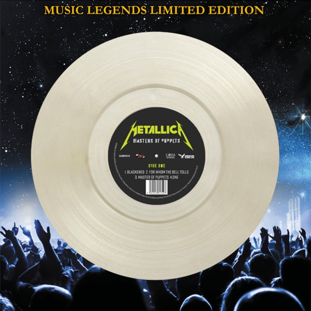 Metallica | Masters Of Puppets (Clear Vinyl) [Import] | Vinyl