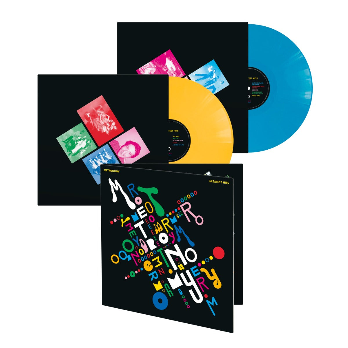 Metronomy | Greatest Hits (Indie Exclusive) (Yellow/Blue Vinyl) [2LP] | Vinyl