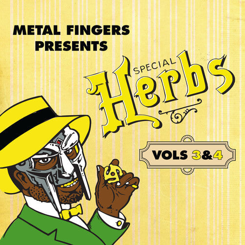 MF Doom - Metal Fingers Presents: Special Herbs Vols. 3 & 4 (Lemon Yellow Colored Vinyl Gatefold 2Lp) | Vinyl