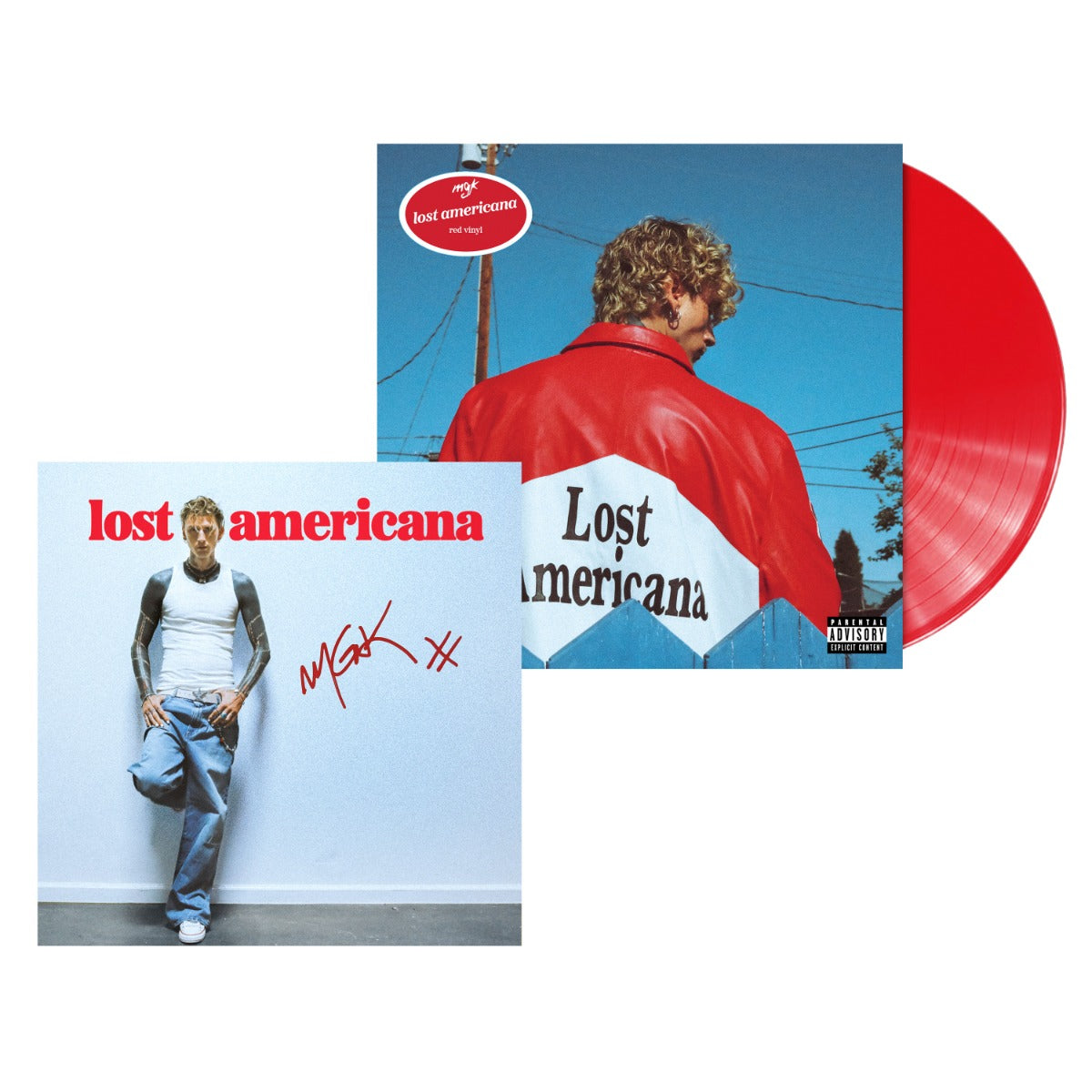Mgk - Lost Americana – Limited Edition Brick Red Vinyl [Signed Insert] | Vinyl