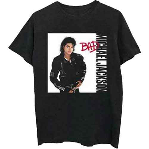 Michael Jackson - Bad Unisex T-Shirt (Black) | Apparel Black