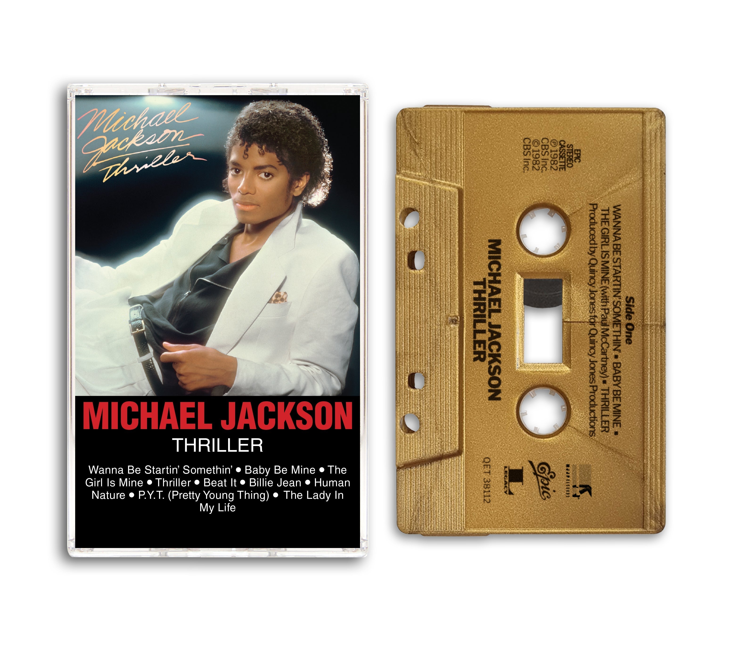 Michael Jackson - Thriller [Gold Metallic Cassette] | Cassette