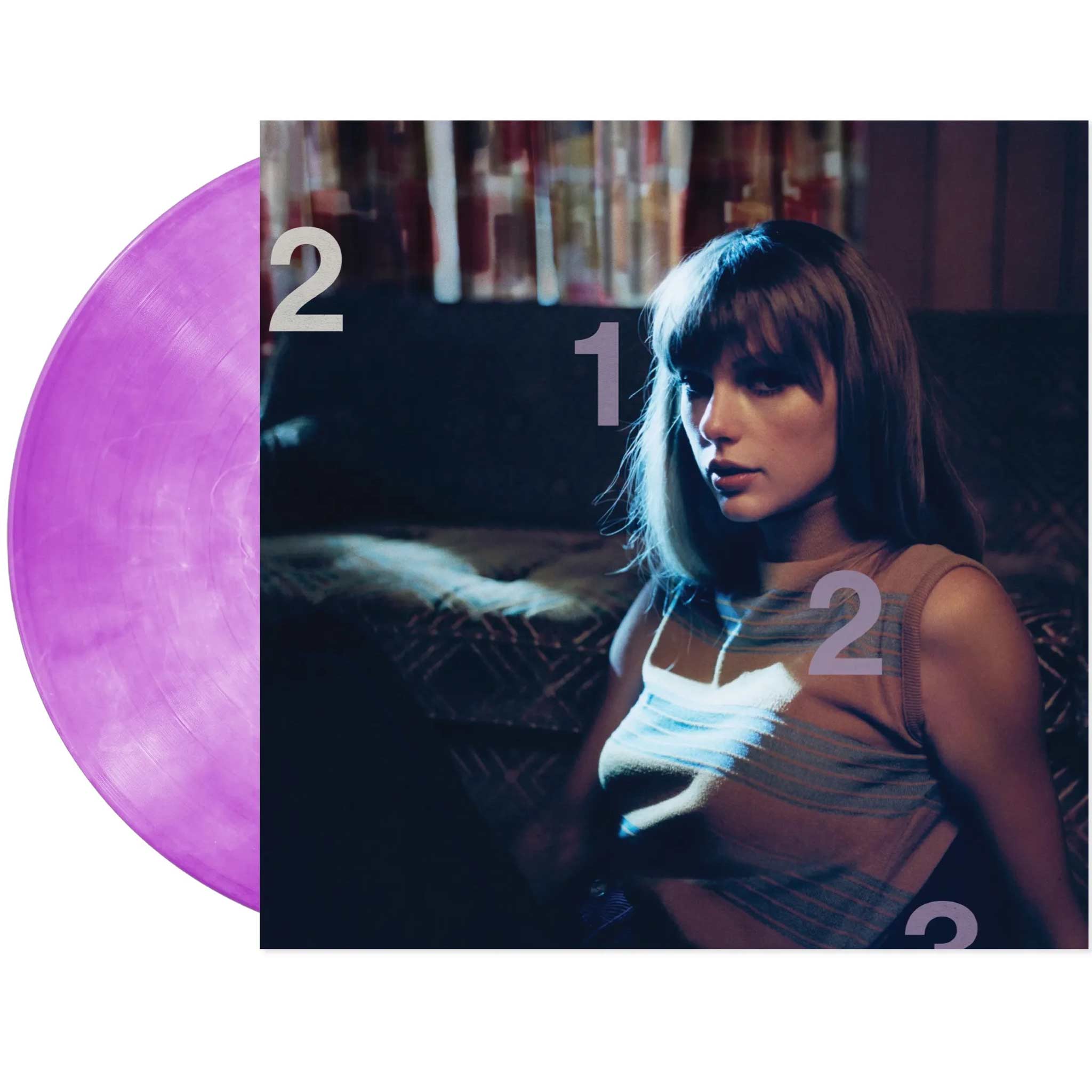 Taylor Swift | Midnights [Explicit Content] (Indie Exclusive, Limited Edition, Colored Vinyl, Purple Marble) | Vinyl - 0
