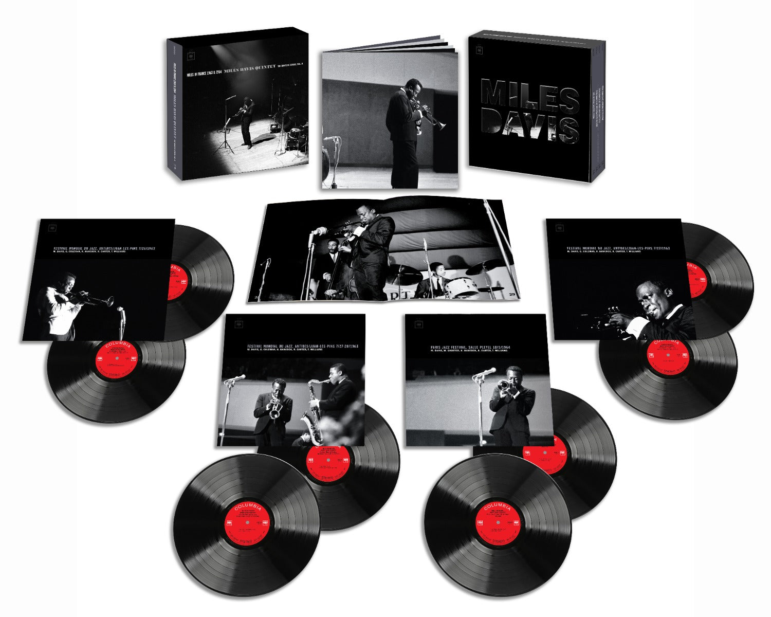 Miles Davis | Miles In France 1963 & 1964 - Miles Davis Quintet: The Bootleg Series Vol. 8 (Boxed Set, Deluxe Edition, Remastered, Remixed) (8 Lp) | Vinyl - 0