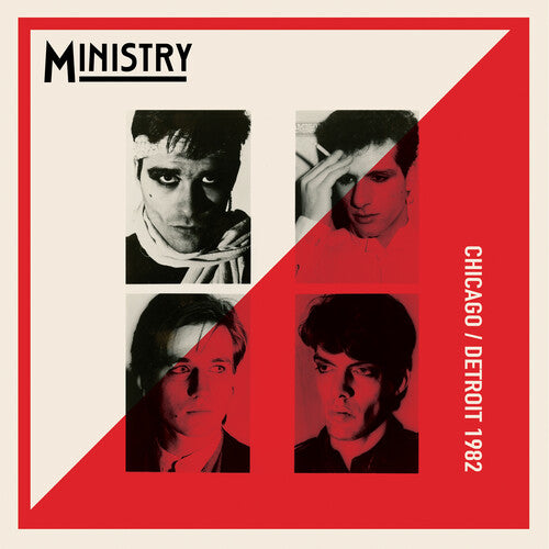 Ministry | Chicago/ Detroit 1982 (Red Marble Colored Vinyl) | Vinyl