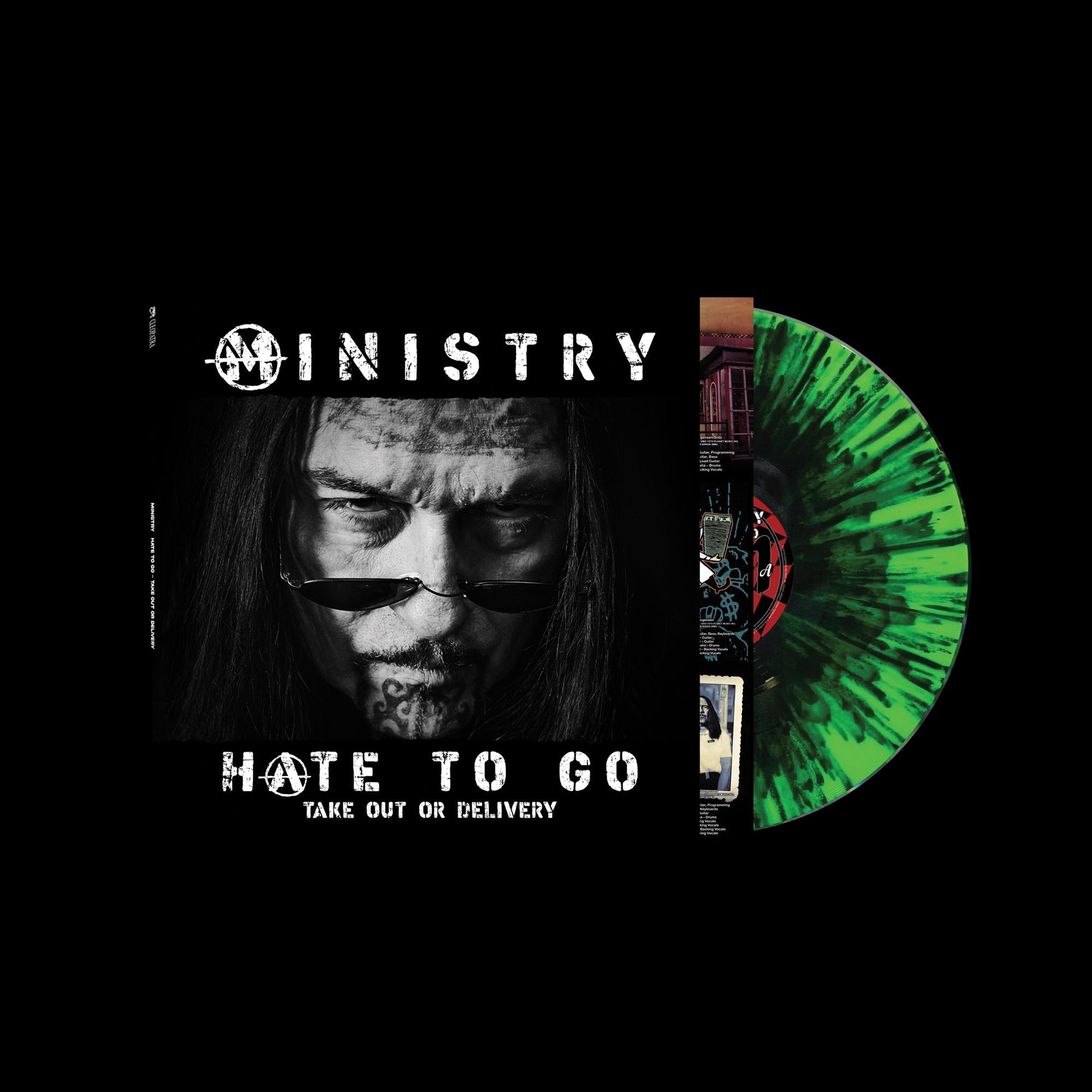 Ministry - Hate To Go - Take Out Or Delivery (Limited Edition) [Black/Green Splatter Vinyl] | Vinyl