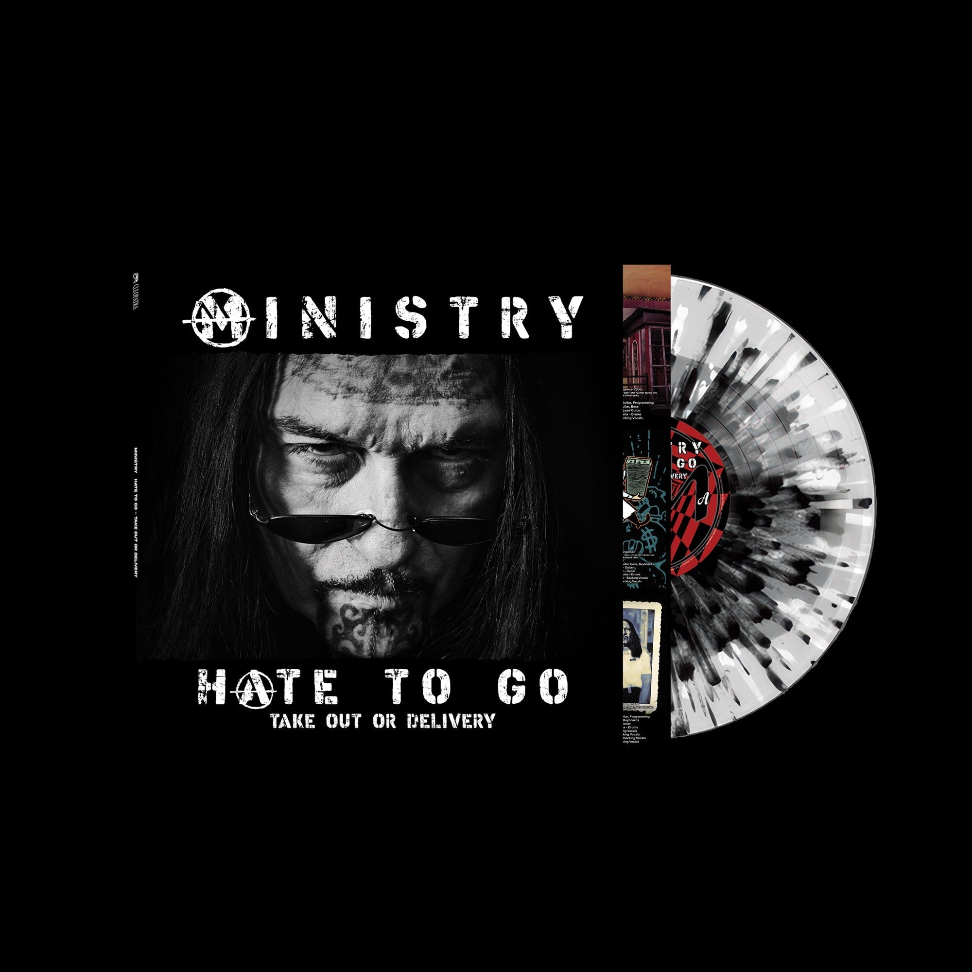 Ministry - Hate To Go - Take Out Or Delivery (Limited Edition) [Black/Silver Splatter Vinyl] | Vinyl