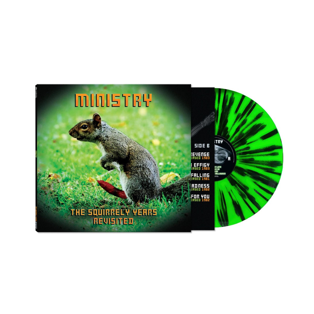 Ministry - The Squirrely Years Revisited (Color Vinyl) (Green & Black Splatter) | Vinyl