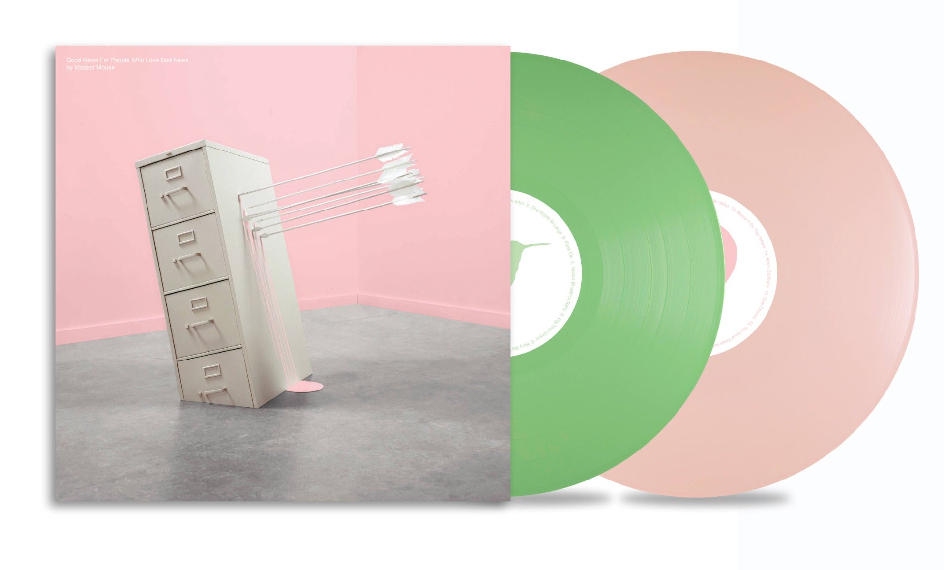 Modest Mouse - Good news For People Who Love Bad News (Deluxe Edition) (Colored Vinyl, Pink, Green) (2 Lp's) | Vinyl