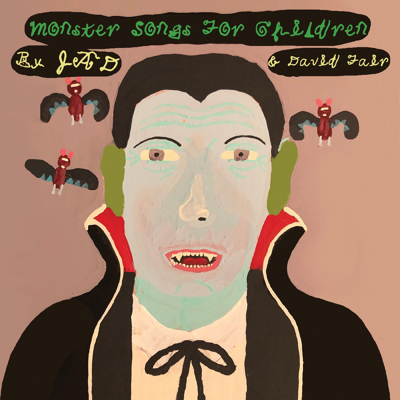 Jad & David Fair | Monster Songs For Children (Lime with Black Swirl Vinyl) | Vinyl