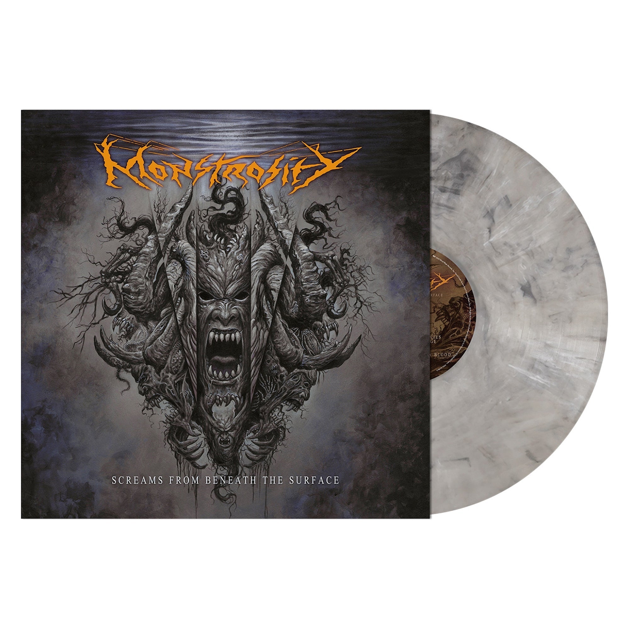 Monstrosity | Screams From Beneath The Surface [Gray Marbled Vinyl] | Vinyl