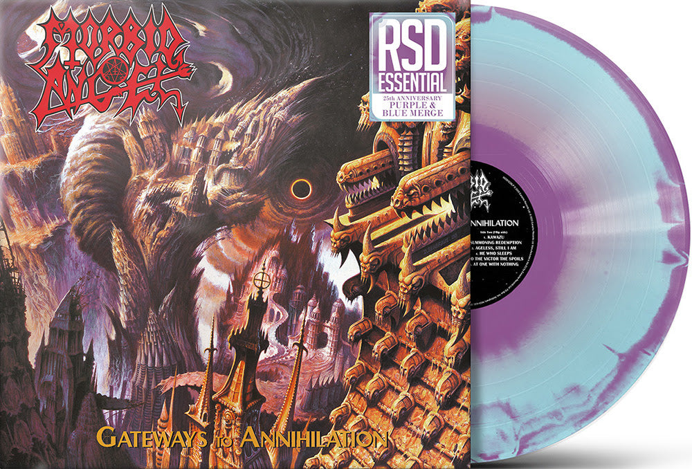 Morbid Angel | Gateways To Annihilation (Indie Exclusive) (Purple Blue Merge Vinyl) | Vinyl
