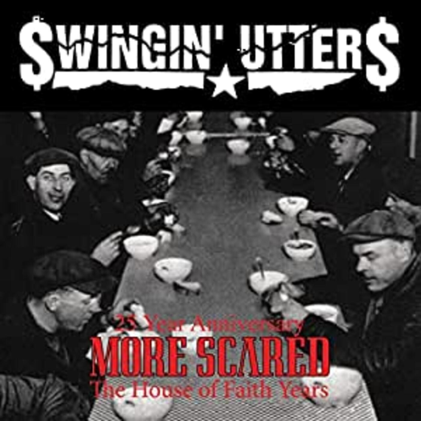 Swingin' Utters | More Scared (BLACK & WHITE VINYL) | Vinyl