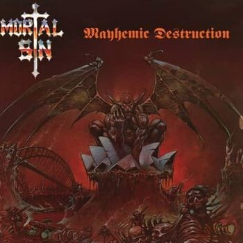 Mortal Sin | Mayhemic Destruction (Limited Edition, Silver Vinyl) [Import] | Vinyl - 0