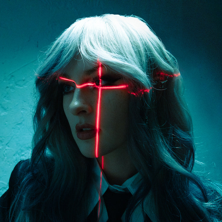 Mothica | Somewhere In Between (Indie Exclusive) [Ep Sleeve] [Transparent Light Blue With Opaque Red Cornetto] | Vinyl