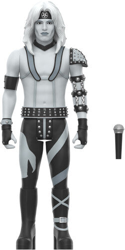 Motley Crue | Super7 - Motley Crue - ReAction Figures Wv2 - Vince Neil (Shout At The Devil - Black & White) (Collectible, Action Figure) | Action Figure
