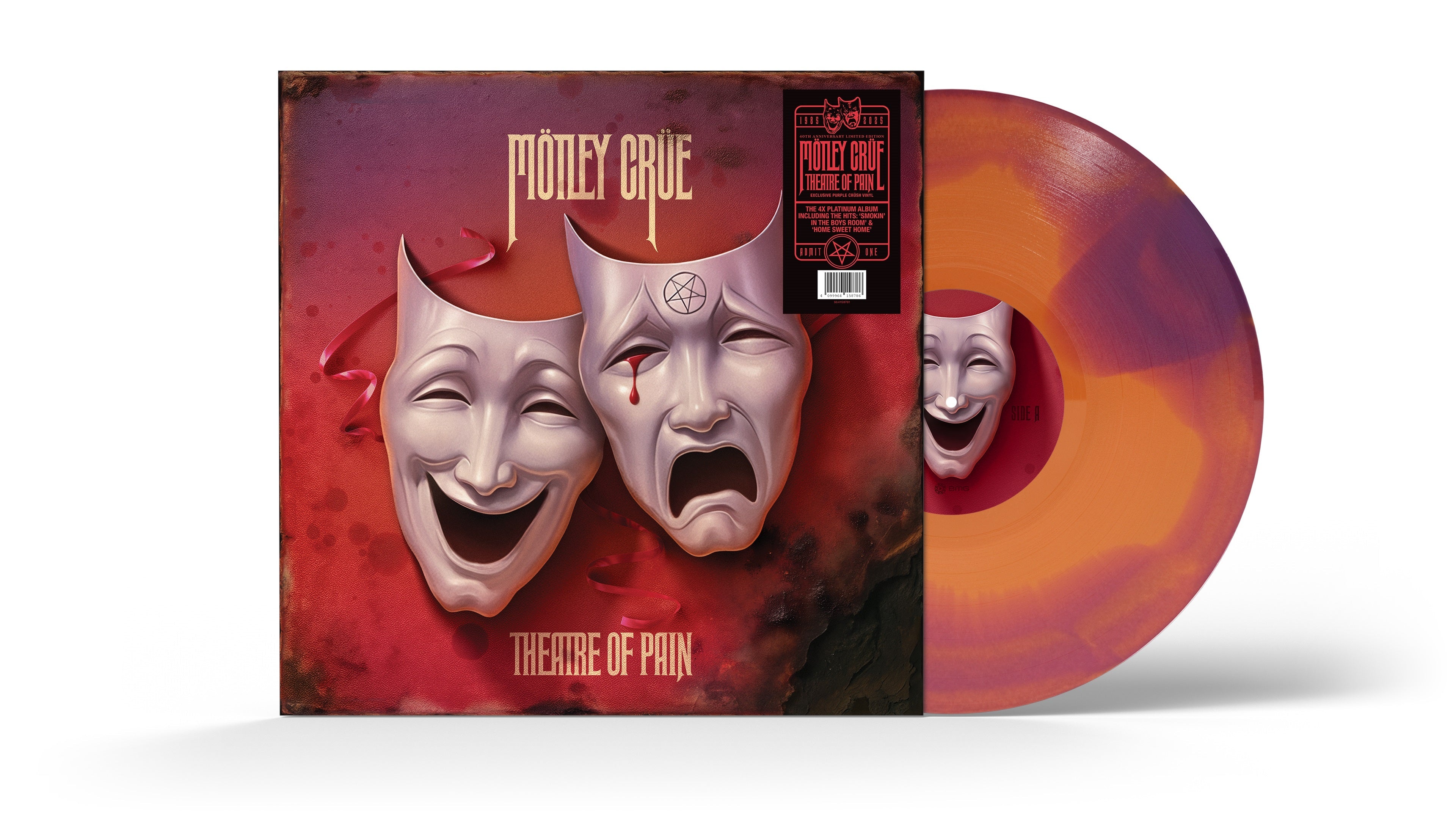 Motley Crue | Theatre Of Pain (Indie Exclusive) (40Th Anniversary Purple Crush Vinyl) | Vinyl