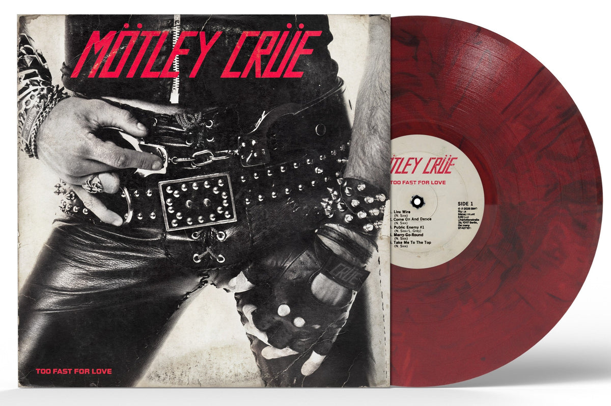 Motley Crue - Too Fast For Love (Indie Exclusive, Black & Red Smoke Colored Vinyl, 45th Anniversary Edition) | Vinyl