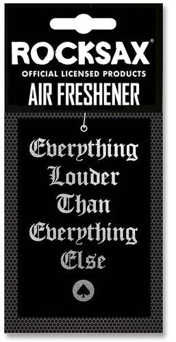 Motorhead - Rocksax - Motorhead - Everything Loud - Air Freshener (Vanilla) | Air Freshener