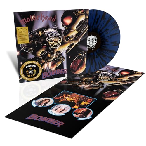 Motörhead - Bomber (50th Anniversary) [Dark Blue/Black Splatter LP] [Half-Speed] | Vinyl