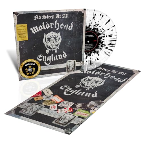 Motörhead | No Sleep At All (50Th Anniversary) [Clear/Black-White Splatter Vinyl] | Vinyl