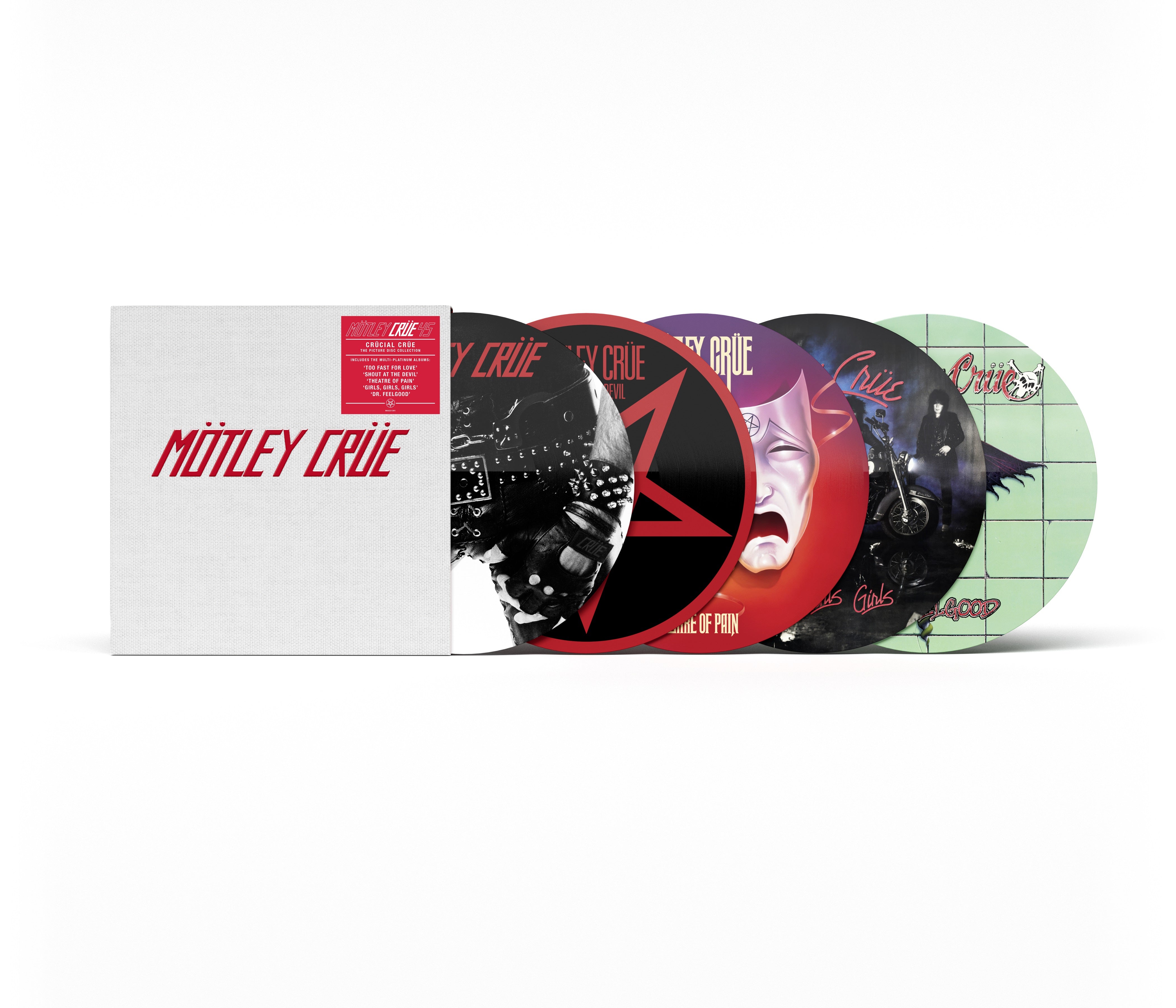 Mötley Crüe - Crucial Crue (45Th Anniversary) [Deluxe Box Set] [Picture Disc 5Lp] | Vinyl