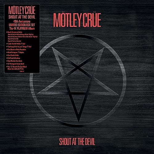Mötley Crüe - Shout At The Devil (40th Anniversary Box Set) (Colored Vinyl, Orange, Yellow, Red, White) | Vinyl