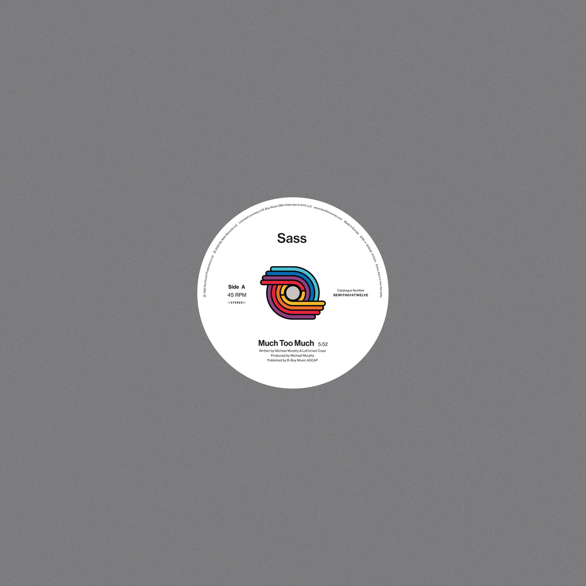 Sass - Much Too Much | Vinyl