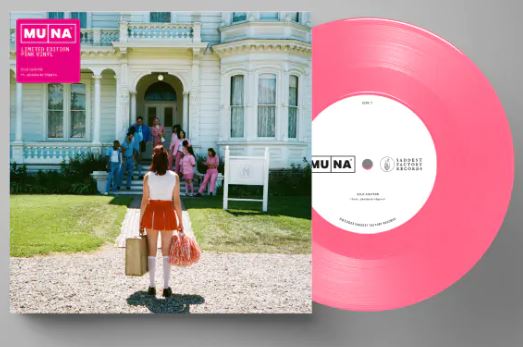 Muna | Silk Chiffon ft. Phoebe Bridgers (Pink 7" Single) | Vinyl