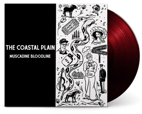 Muscadine Bloodline | The Coastal Plain (Indie Exclusive, Colored Vinyl, Maroon, Autographed / Star Signed) | Vinyl