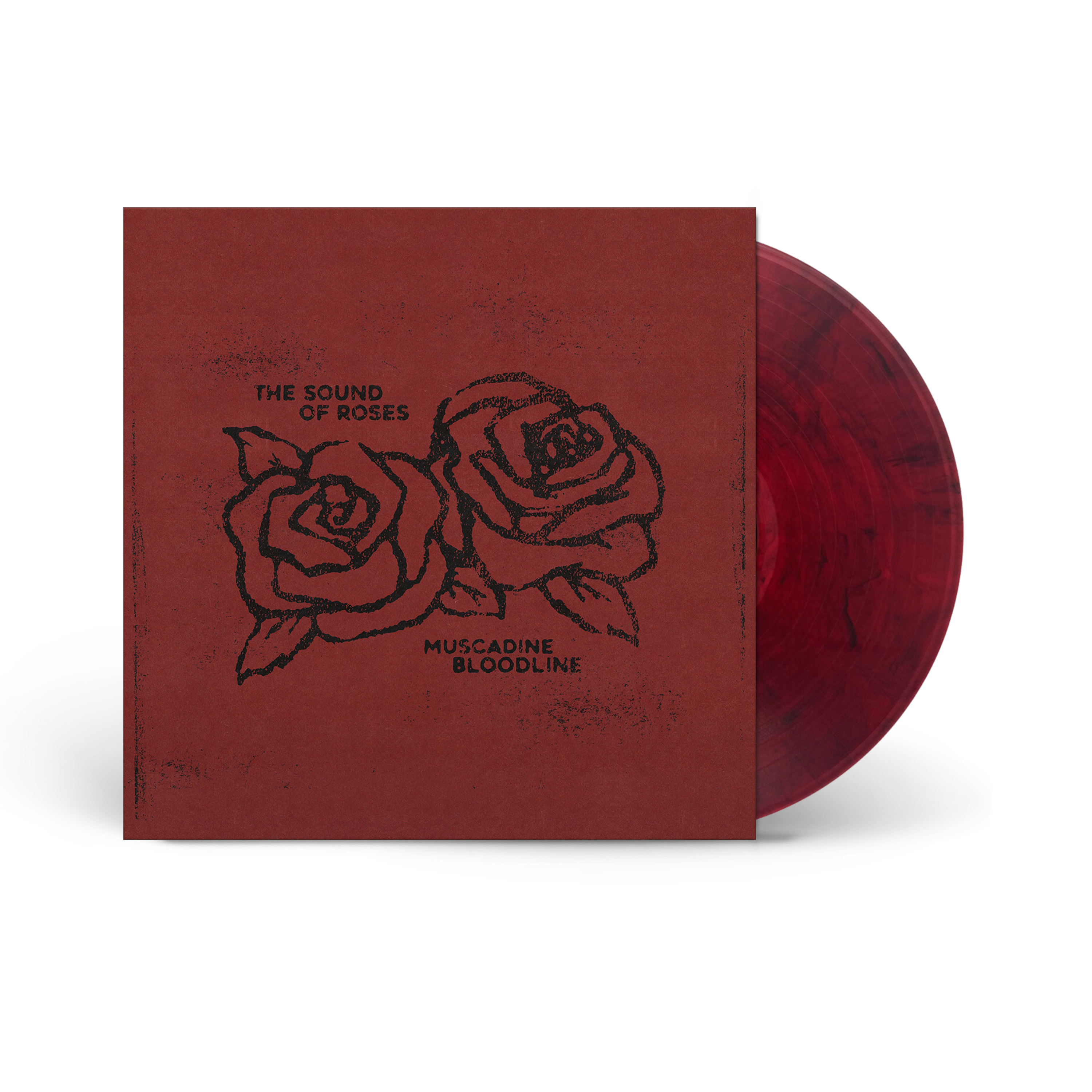 Muscadine Bloodline - The Sound Of Roses [Translucent Red With Black Swirls] | Vinyl