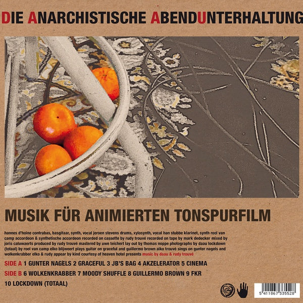 DIE ANARCHISTISCHE ABENDUNTERHALTUNG (DAAU) WITH R - Musik Fur Animierten Tonspurfilm | Vinyl