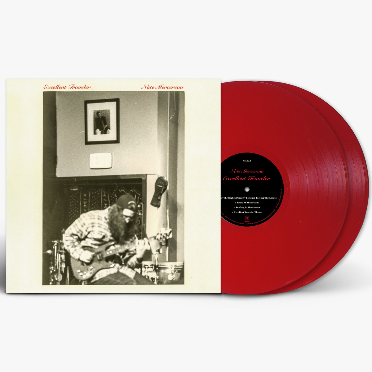 Nate Mercereau - Excellent Traveler (Indie Exclusive, Red Colored Vinyl, Limited Edition) | Vinyl