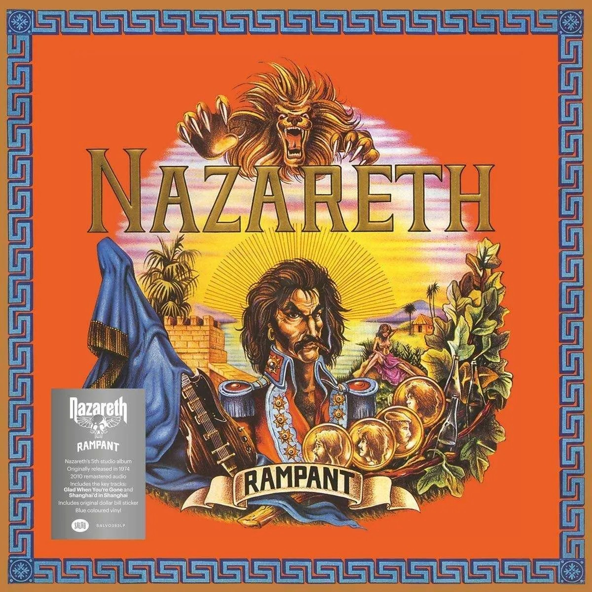 Nazareth - Rampant (Limited Edition, Blue Colored Vinyl, Remastered) [Import] | Vinyl