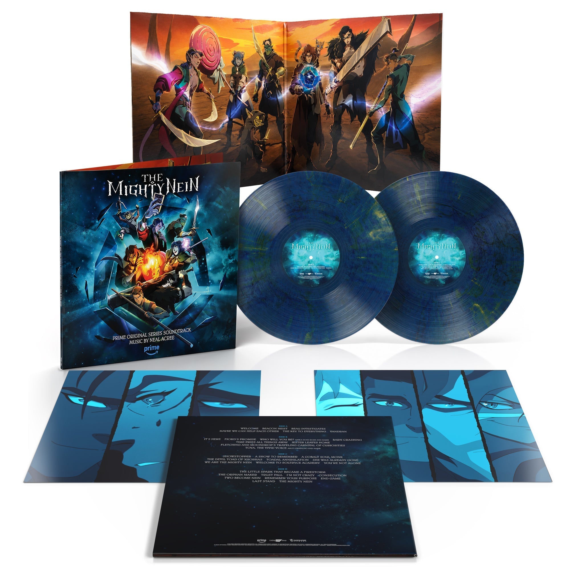 Neal Acree - The Mighty Nein (Prime Original Series Soundtrack) [Gold & Cobalt Vinyl] [2LP] | Vinyl