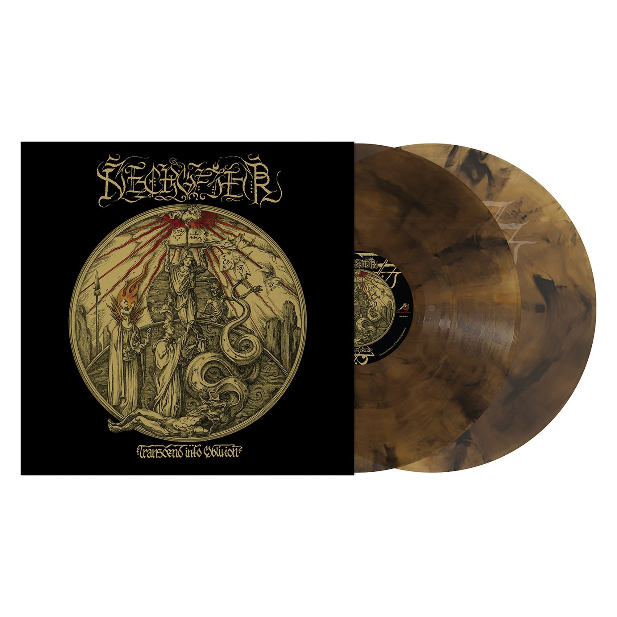 Necrofier | Transcend Into Oblivion Cosmic Storm [Clear Brown Black Marbled Vinyl] [2LP] | Vinyl