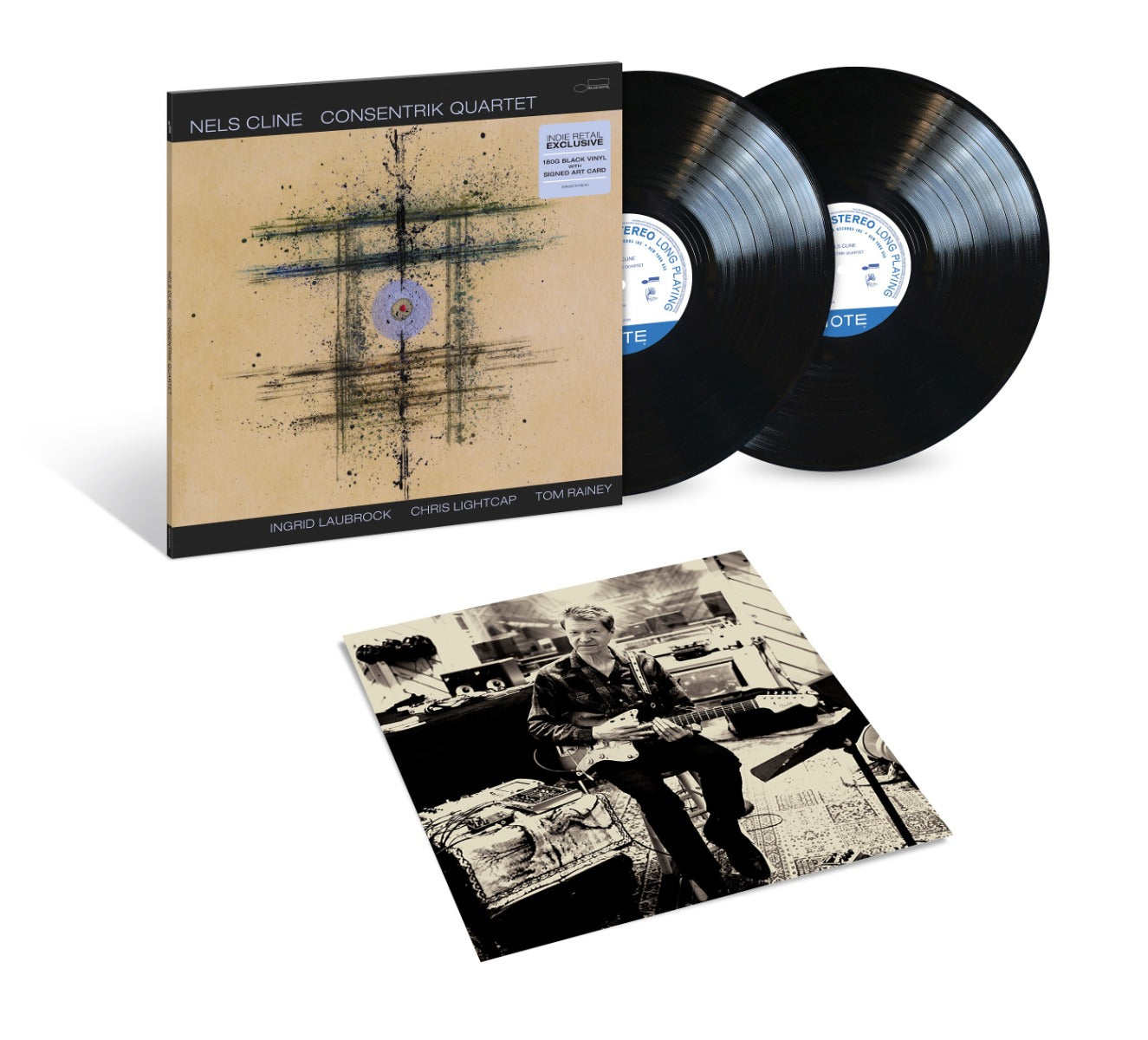 Nels Cline - Consentrik Quartet (Indie Exclusive, Limited Edition, 180 Gram Vinyl, Autographed / Star Signed) (2 Cd's) | Vinyl
