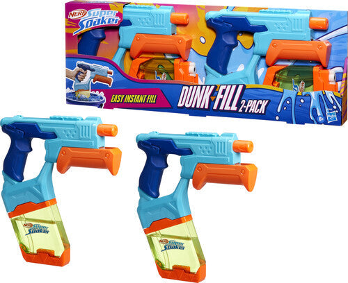Nerf - Nerf - Super Soaker - Dunk-Fill Water Blasters 2-Pack | Games