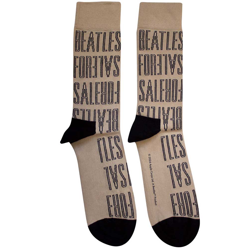 The Beatles - For Sale Text Outlines Repeat | Neutral
