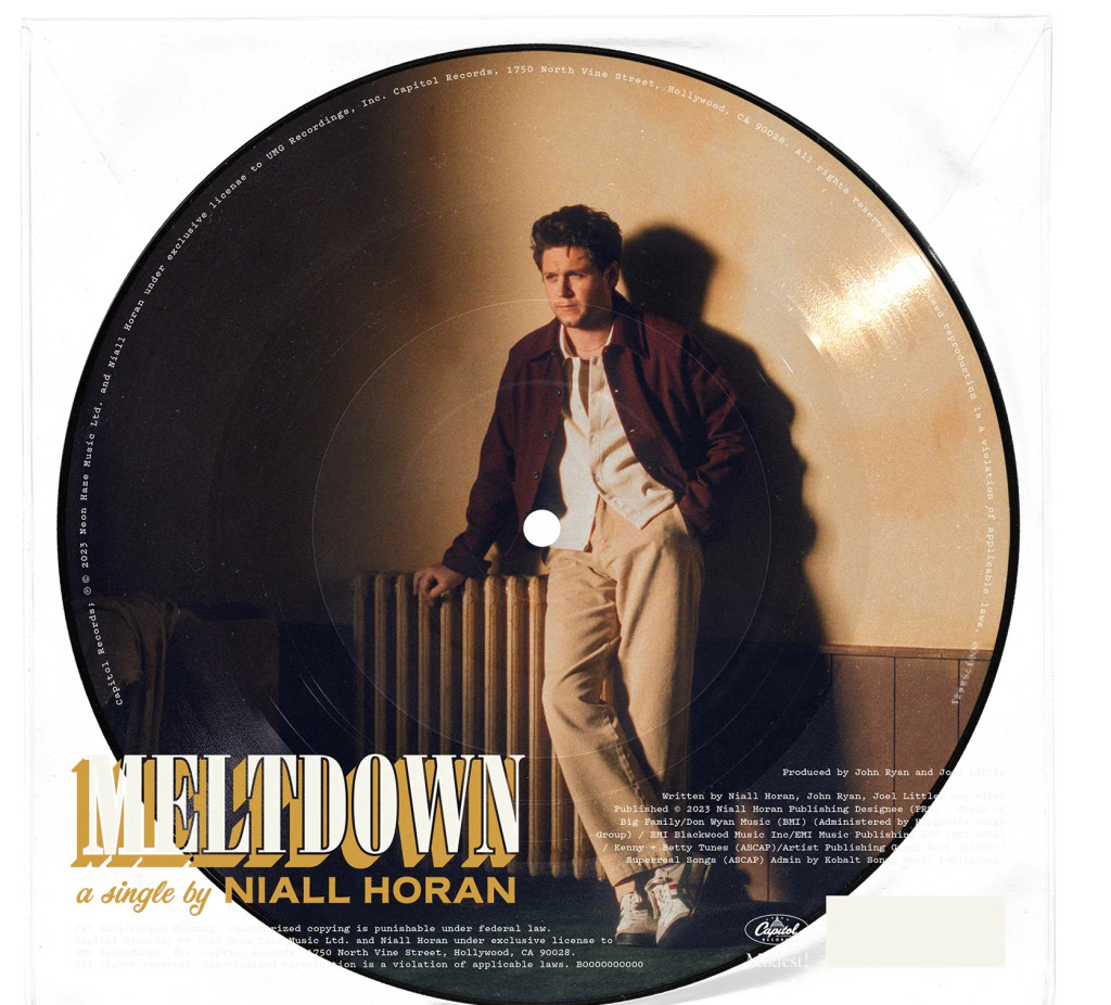 Niall Horan | Meltdown (Picture Disc Vinyl) [Import] (7" Single) | Vinyl