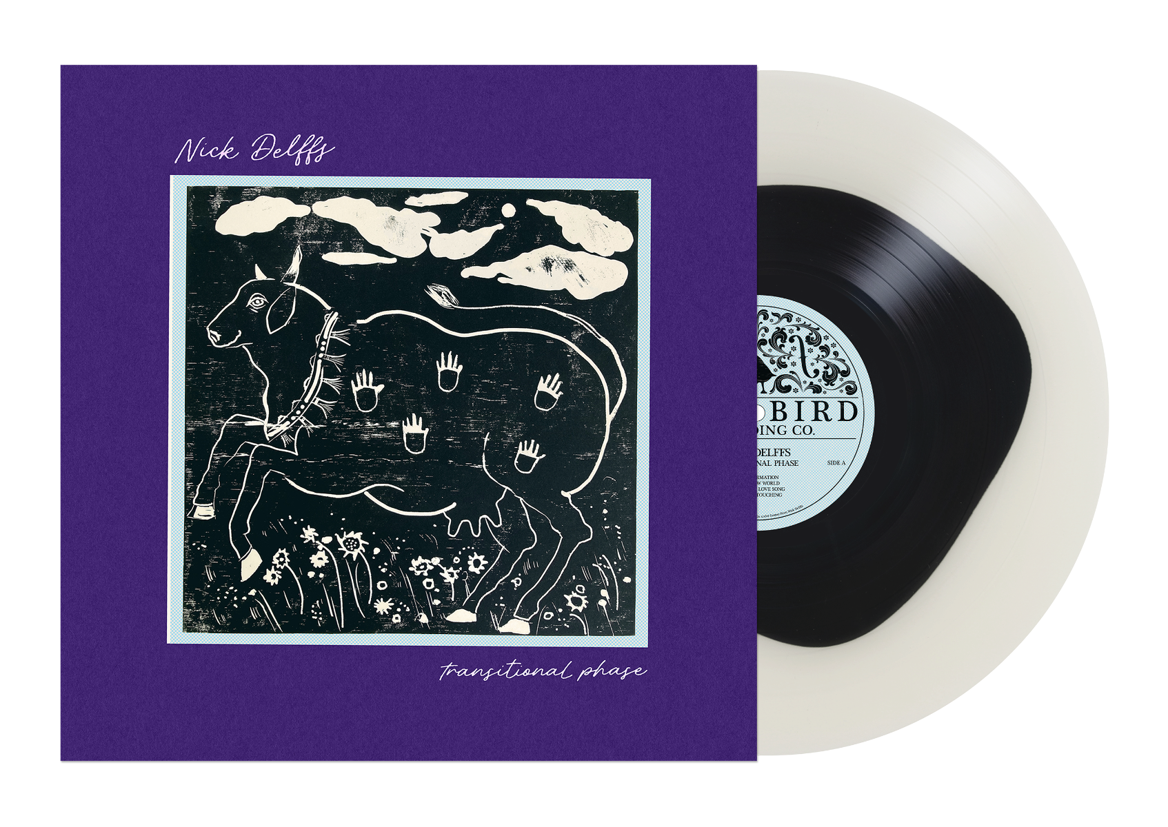 Nick Delffs | Transitional Phase (Indie Exclusive, "Holy Cow" Black & White Colored Vinyl) | Vinyl