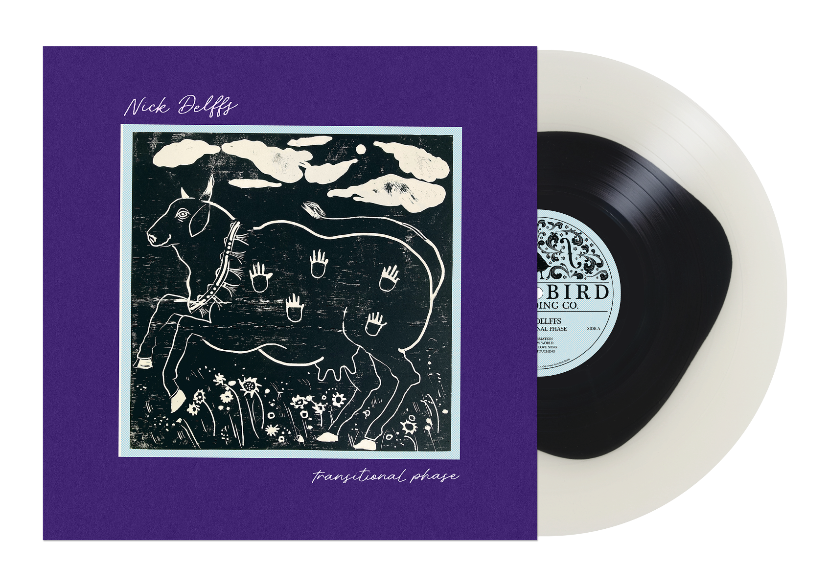 Nick Delffs - Transitional Phase (Indie Exclusive, "Holy Cow" Black & White Colored Vinyl) | Vinyl