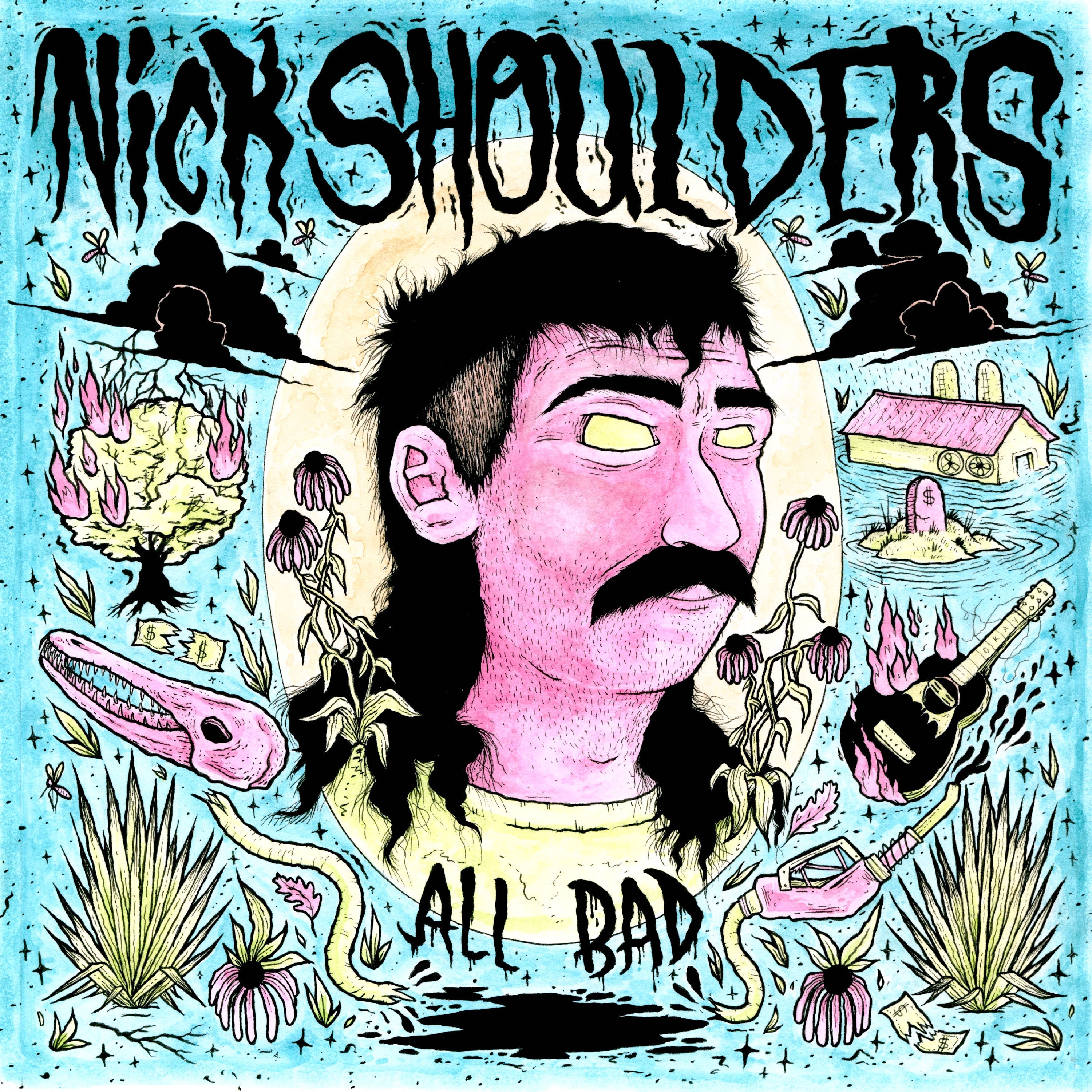 Nick Shoulders - All Bad (Transparent Pink Vinyl) | Vinyl