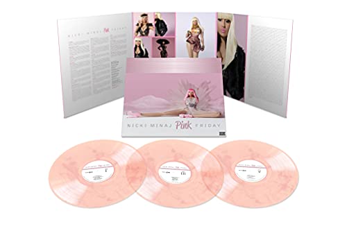 Nicki Minaj - Pink Friday (10th Anniversary) [Explicit Content] (Deluxe Edition, Colored Vinyl, Pink & White) (3 Lp's) | Vinyl