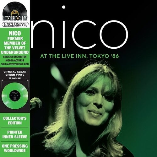 Nico - At the Live Inn, Tokyo '86 (RSD) (RSD Exclusive, Colored Vinyl, Clear Vinyl, Green) | Vinyl