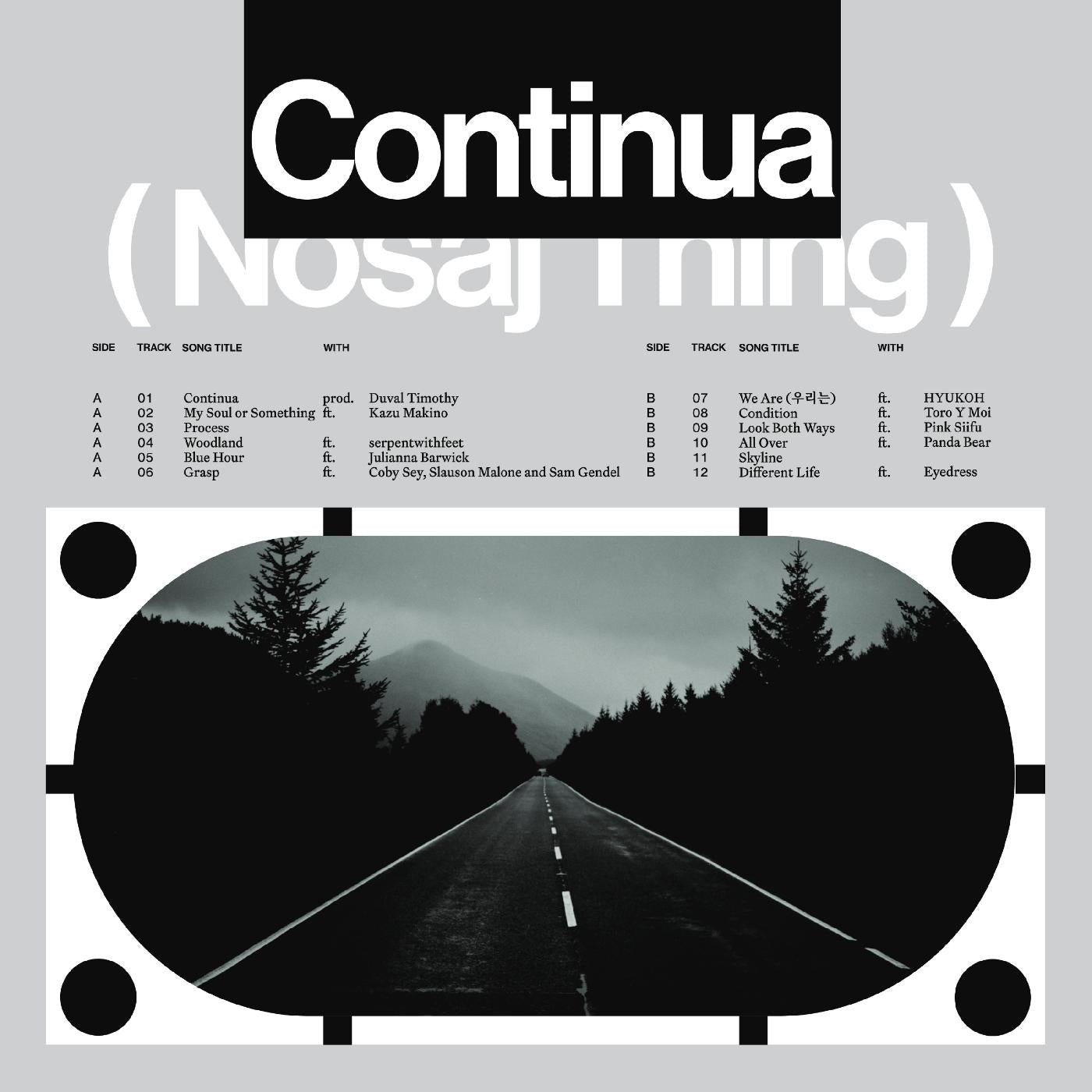 Nosaj Thing | Continua (Indie Exclusive Crystal Clear Vinyl) | Vinyl