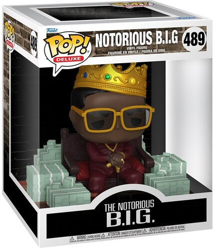 Notorious B.I.G. | Funko POP! Deluxe: The Notorious B.I.G. (Vinyl Figure, Collectible, Deluxe Edition) | Action Figure