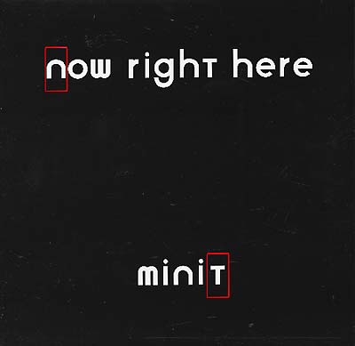 MINIT - Now Right Here | Vinyl
