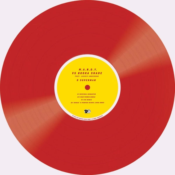 M.A.N.D.Y. Vs Booka Shade (Feat. Laurie Anderson) - O Superman 2024 (Red Vinyl) | Vinyl