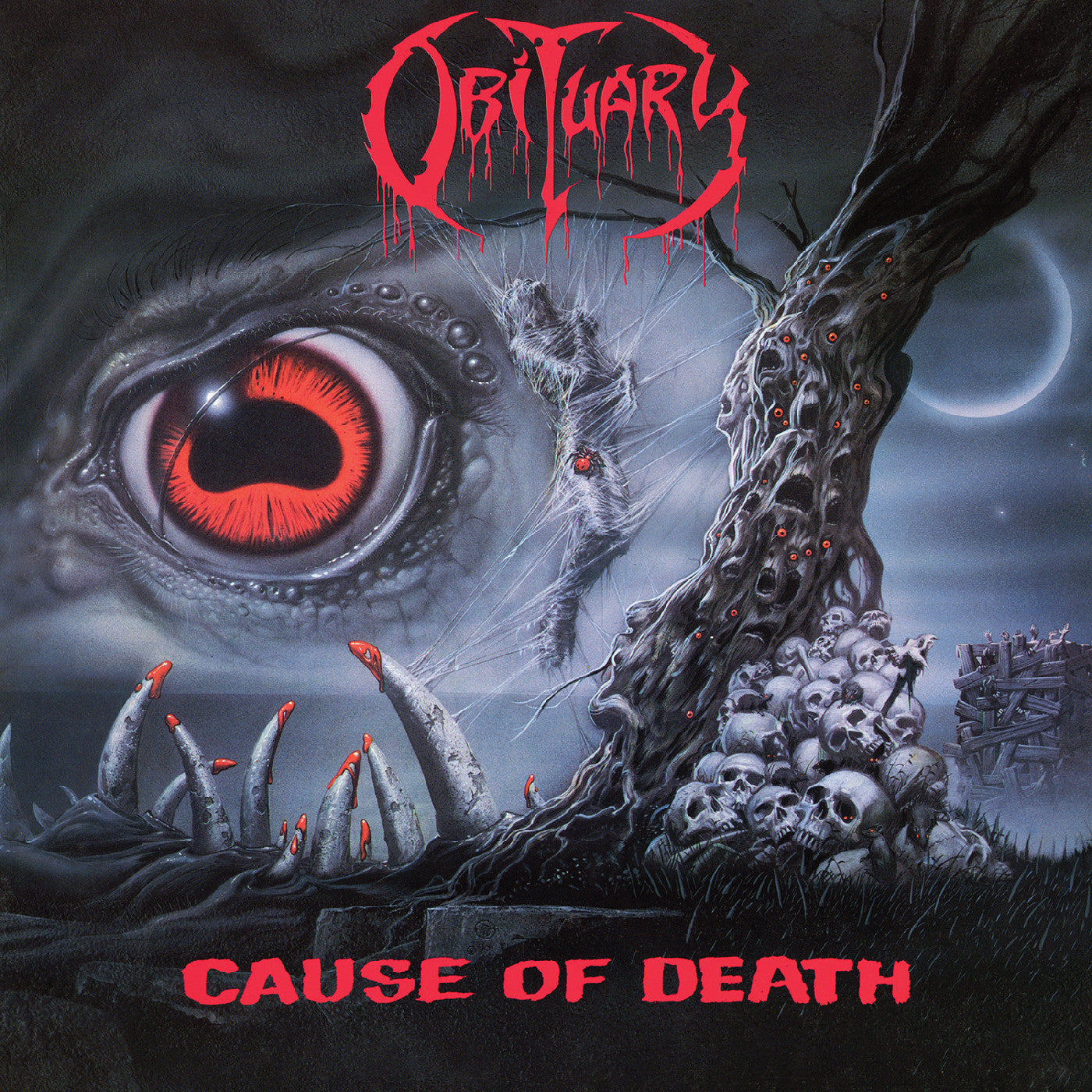 Obituary - Cause Of Death - Remastered (Gray With Black Splatter Vinyl) | Vinyl